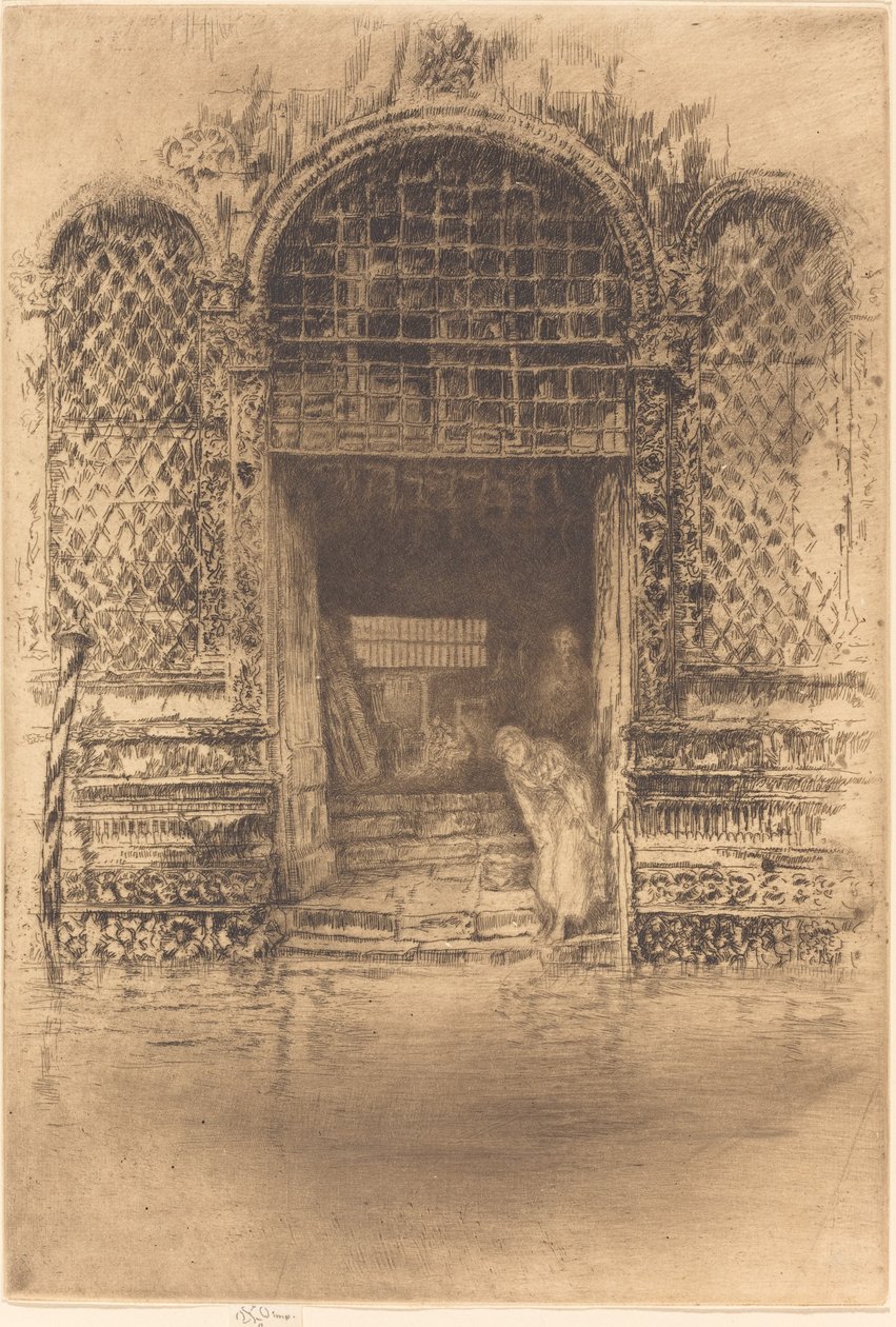 Die Türöffnung von James Abbott McNeill Whistler