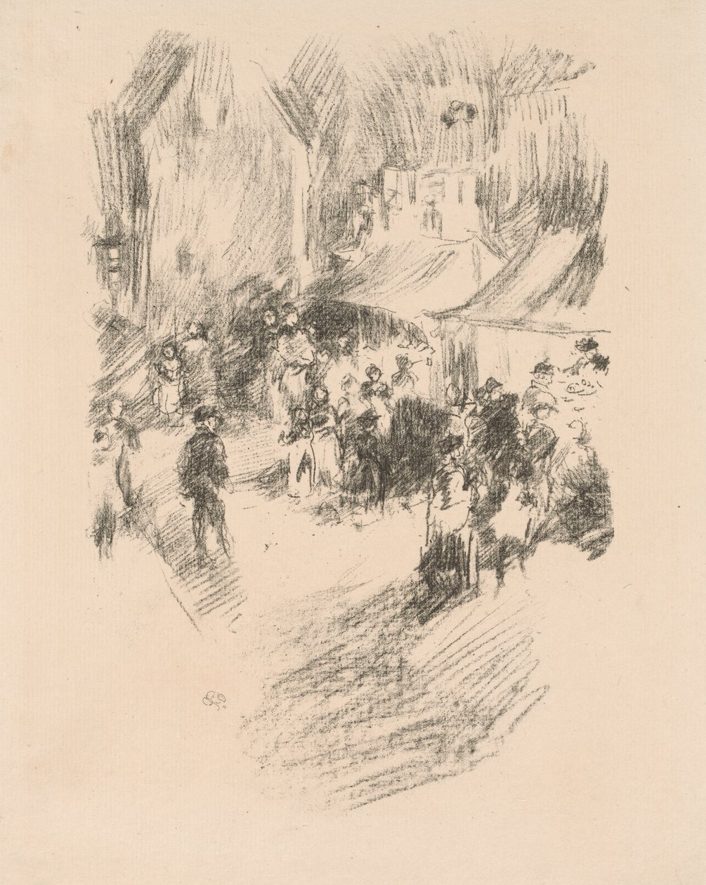 Der Jahrmarkt von James Abbott McNeill Whistler