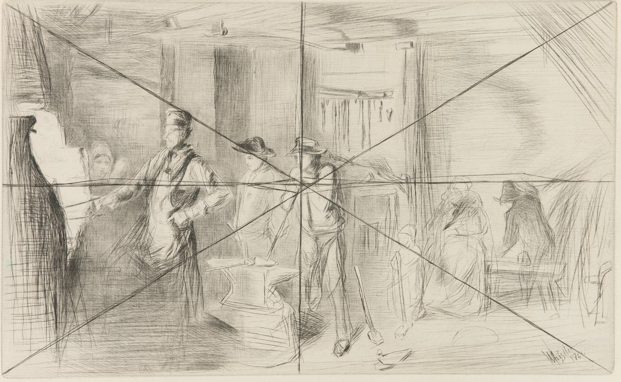 Die Schmiede von James Abbott McNeill Whistler