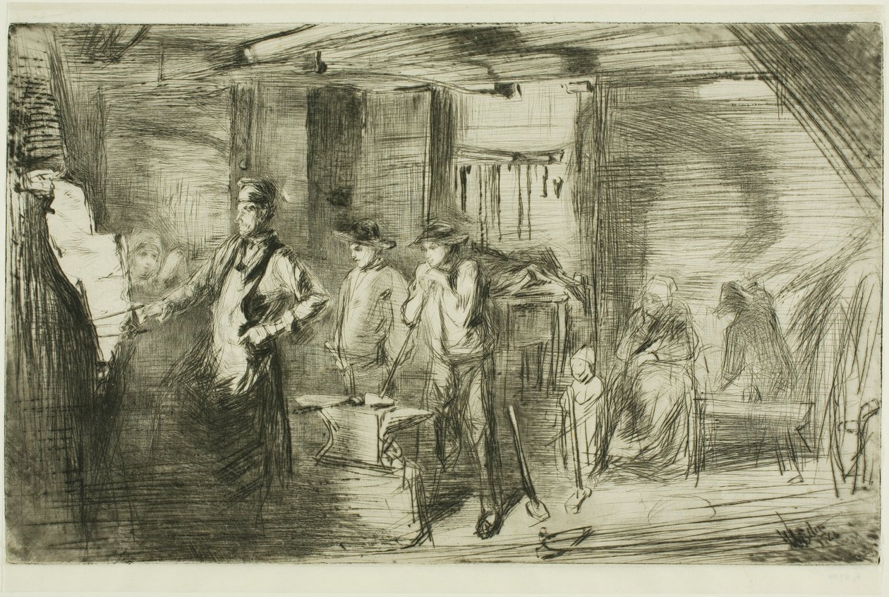 Die Schmiede von James Abbott McNeill Whistler