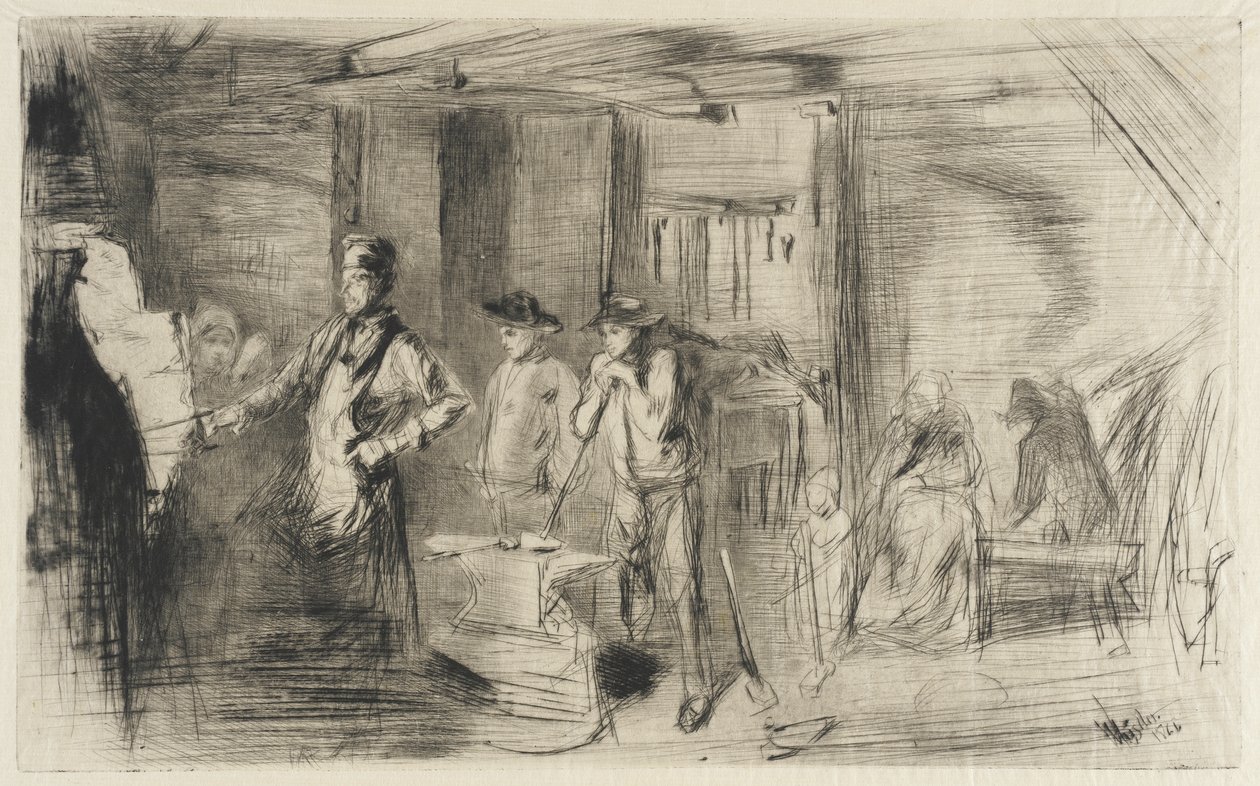 Die Schmiede von James McNeill Whistler