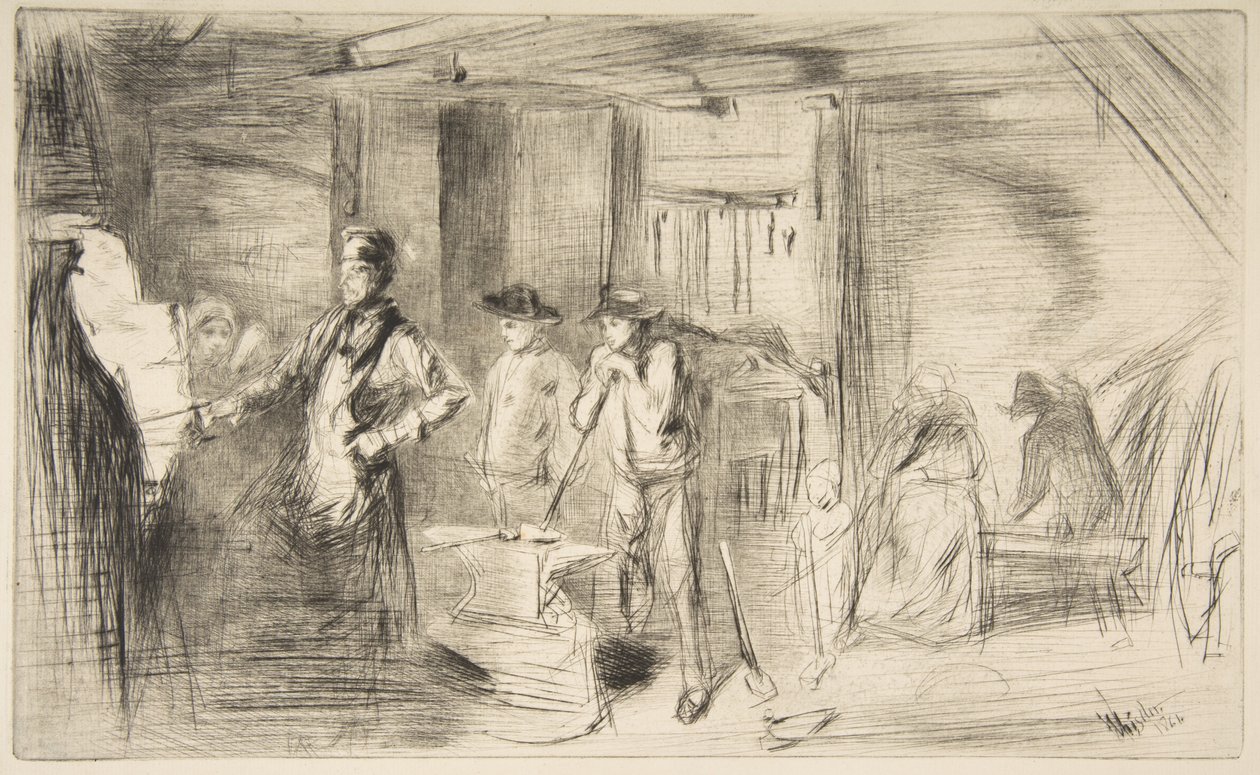 Die Schmiede von James McNeill Whistler