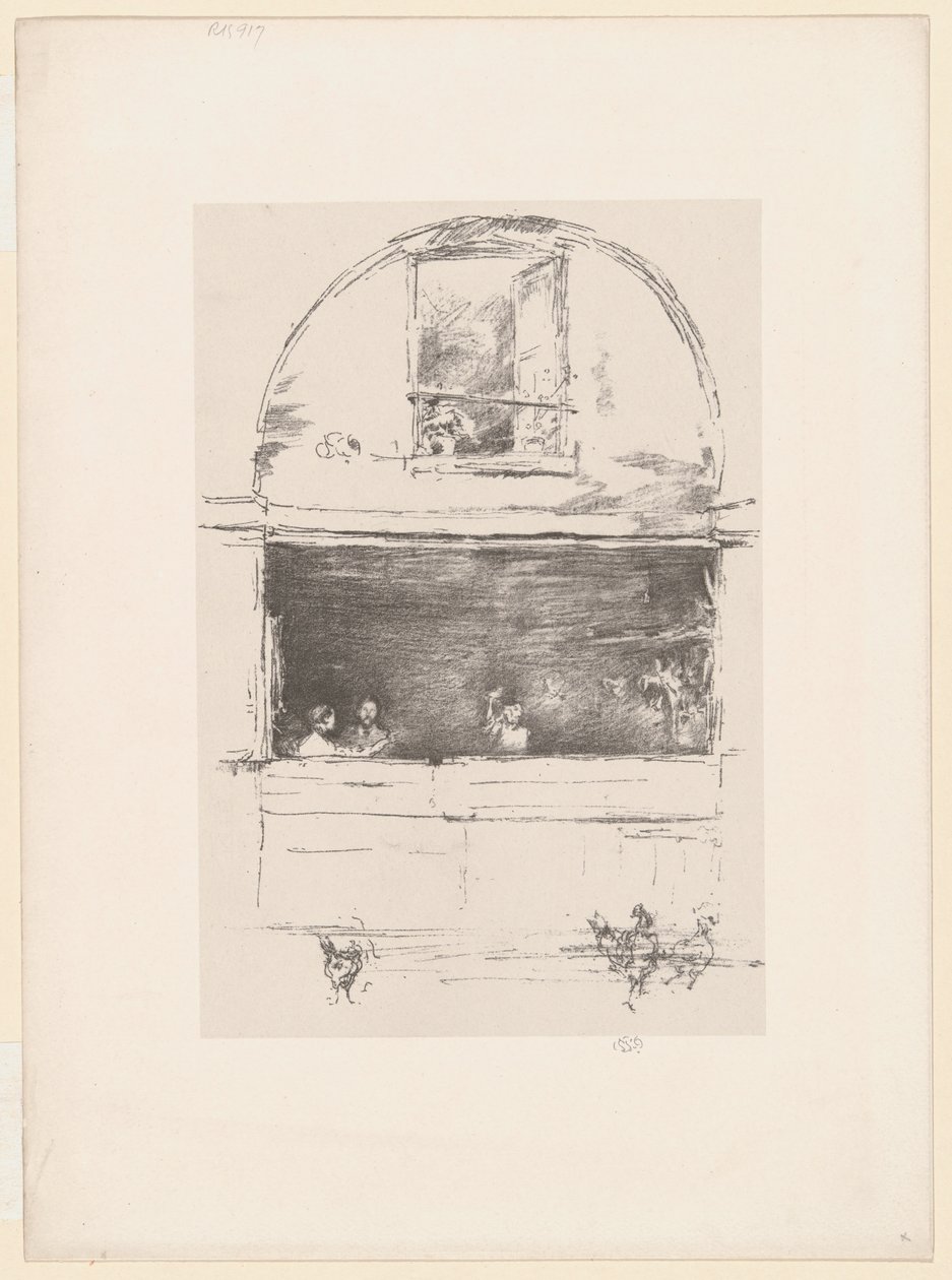 Die Schmiede, Passage du Dragon von James Abbott McNeill Whistler