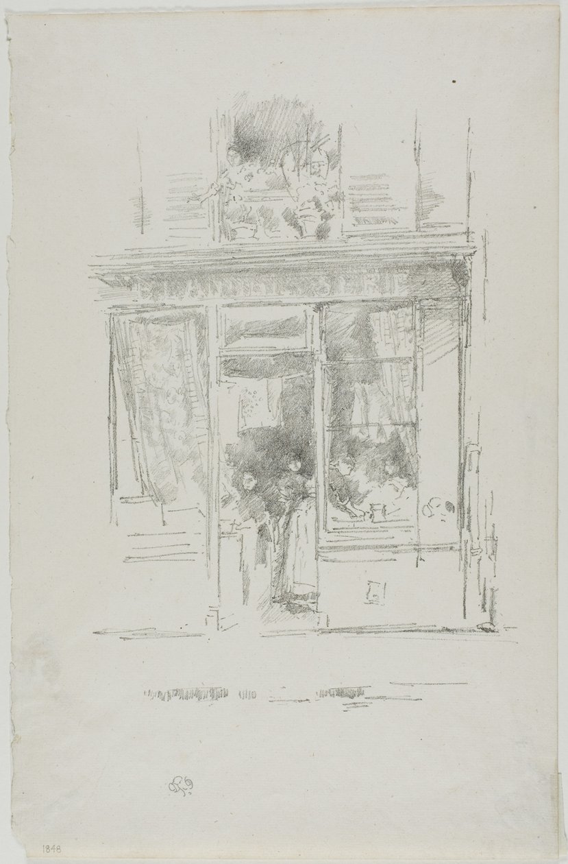 Die Wäscherin: "La Blanchisseuse de la place Dauphine" von James Abbott McNeill Whistler