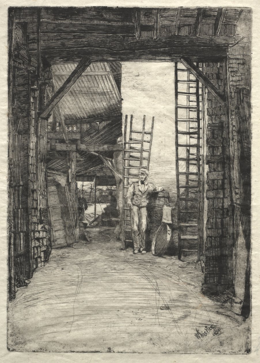 Der Kalkbrenner von James McNeill Whistler