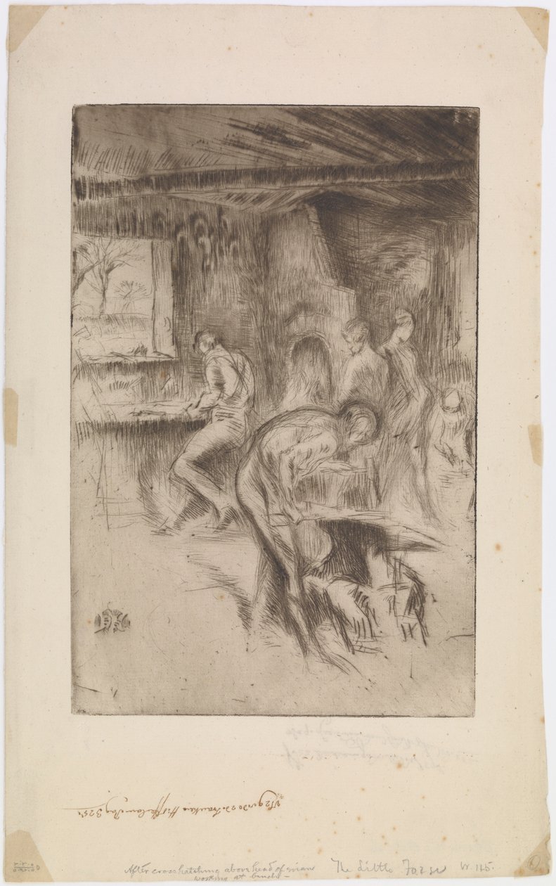 Die kleine Schmiede, Liverpool von James Abbott McNeill Whistler