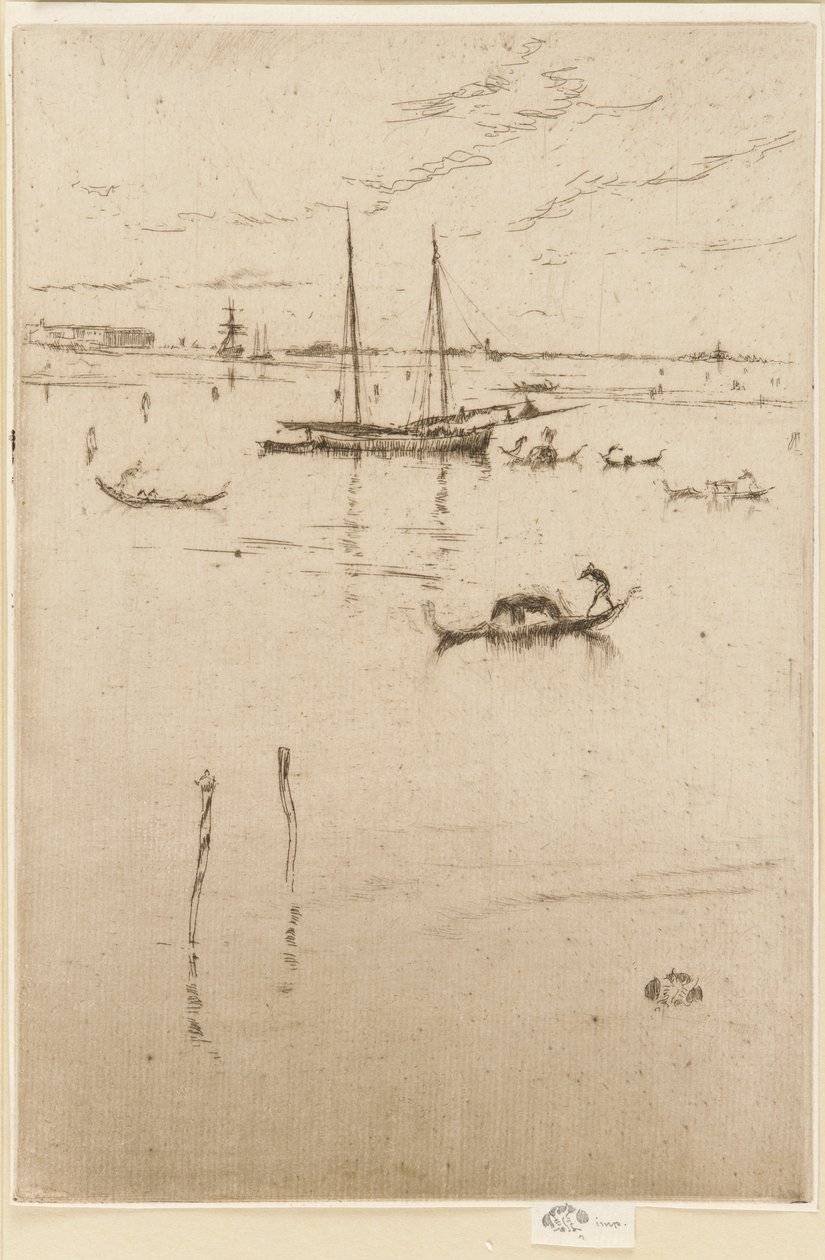Die kleine Lagune von James Abbott McNeill Whistler
