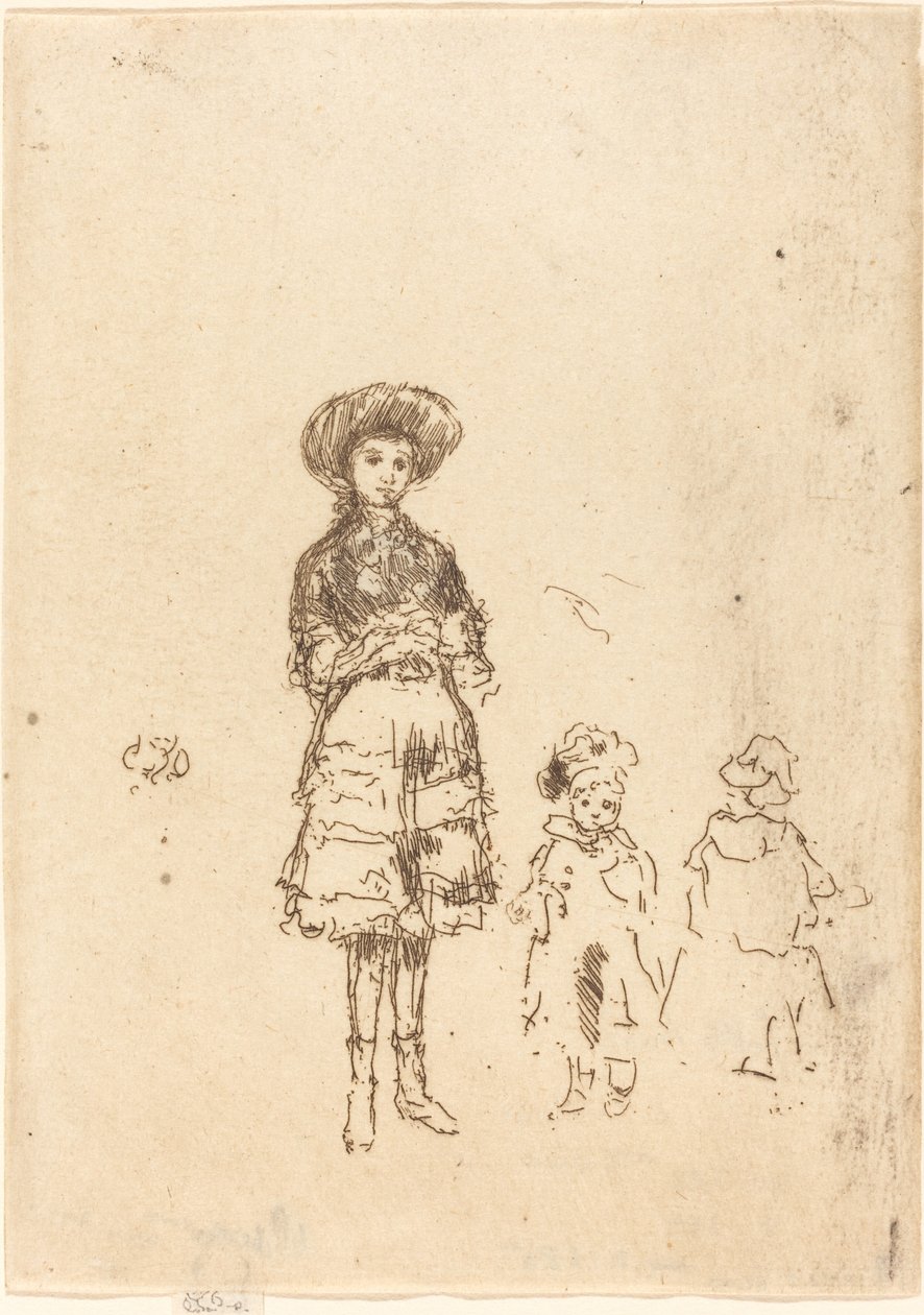 Die kleine Krankenschwester von James Abbott McNeill Whistler