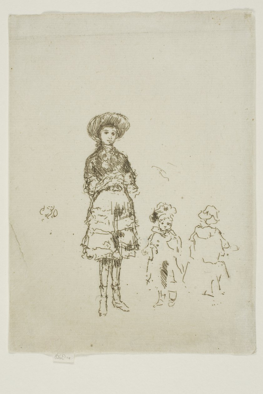 Die kleine Krankenschwester, Grays Inn von James Abbott McNeill Whistler