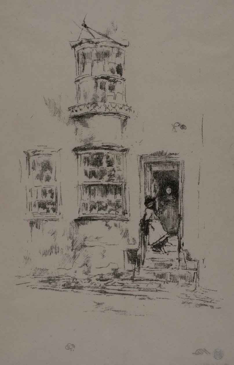 Die kleinen Stufen, Lyme Regis von James Abbott McNeill Whistler