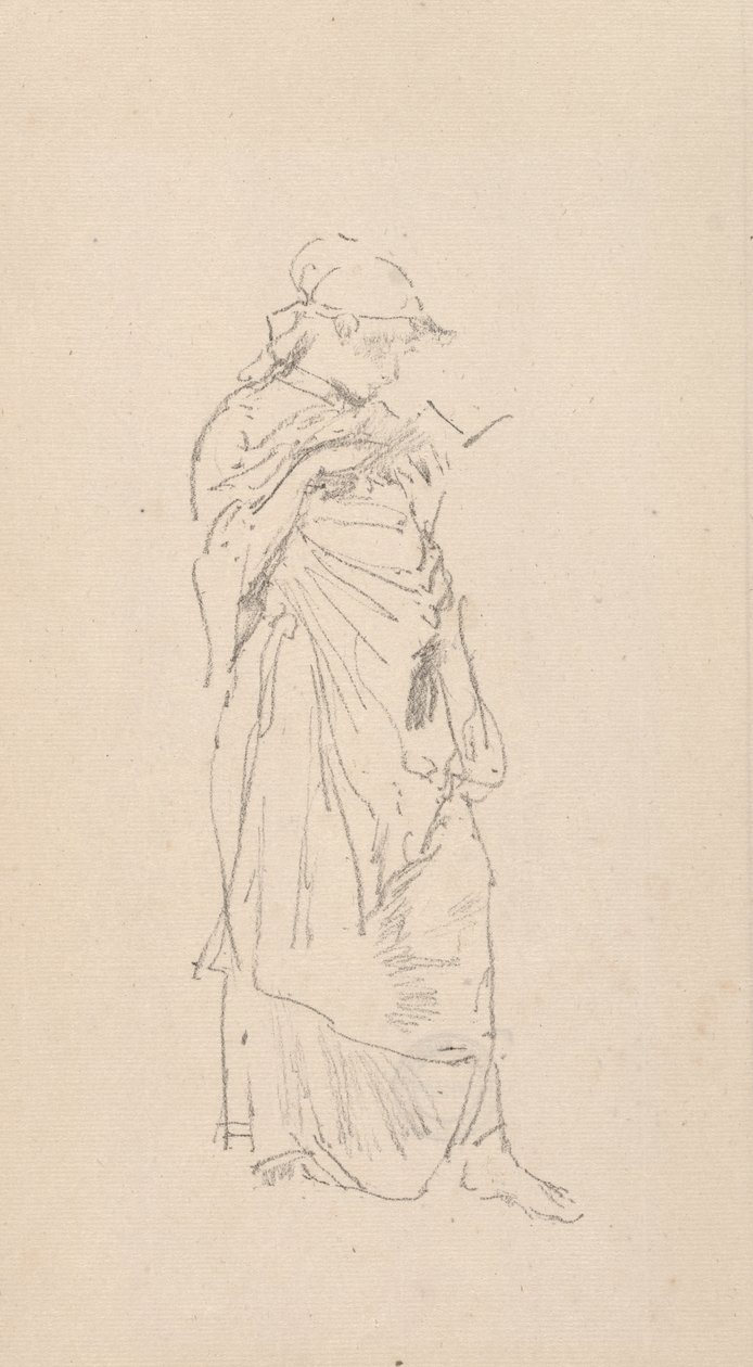Der Roman - lesendes Mädchen von James McNeill Whistler