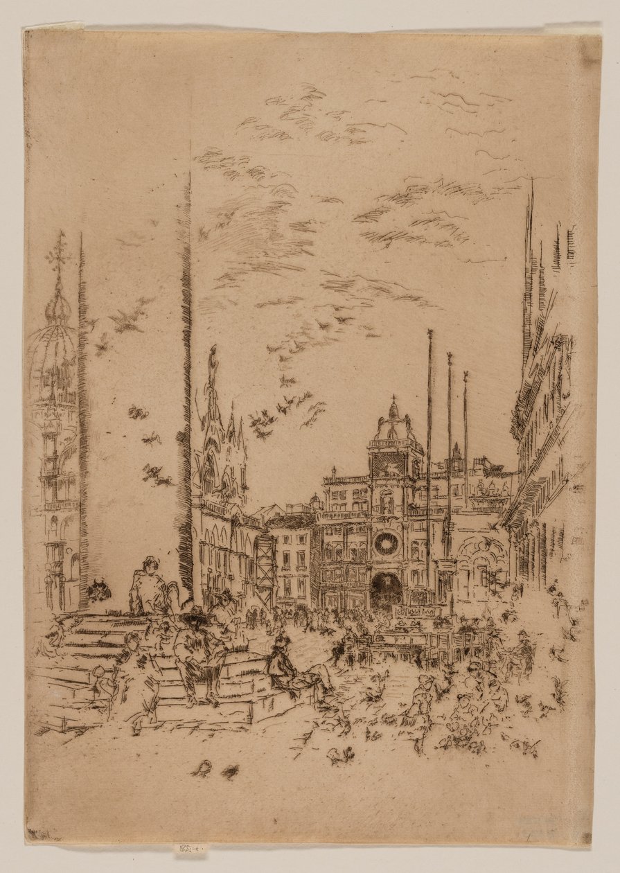 Die Piazzetta von James McNeill Whistler