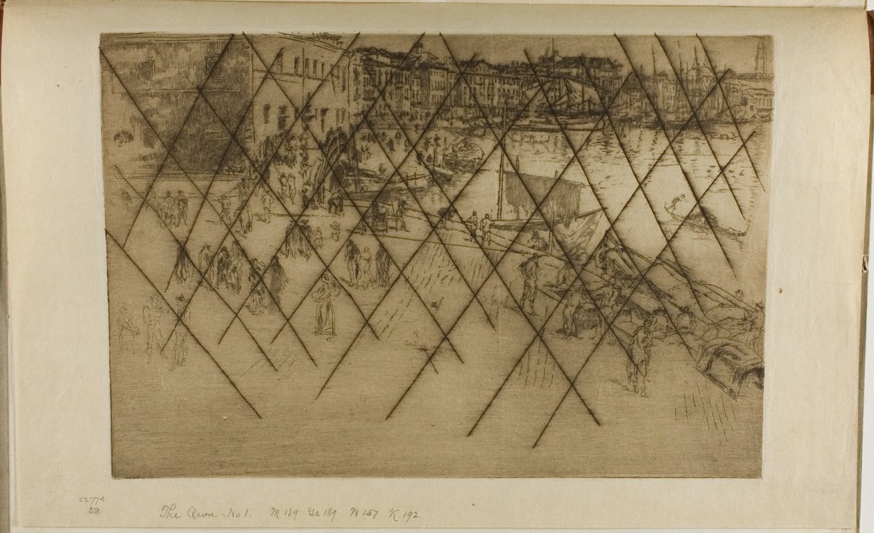 Die Riva von James Abbott McNeill Whistler