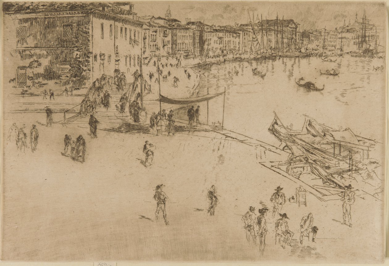 Die Riva, Nr. 2 von James Abbott McNeill Whistler