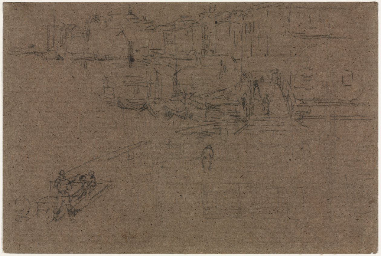 Die Riva, Venedig von James McNeill Whistler