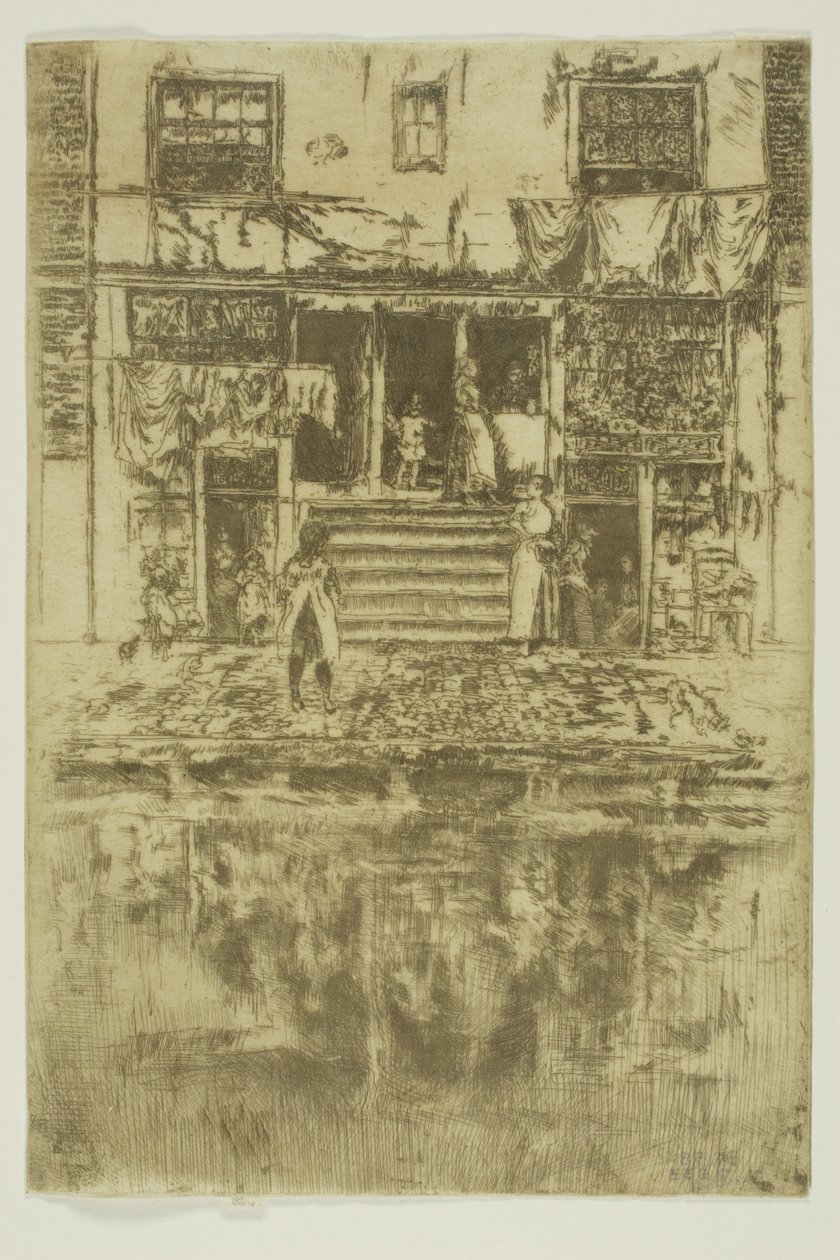 Die Stufen, Amsterdam von James Abbott McNeill Whistler