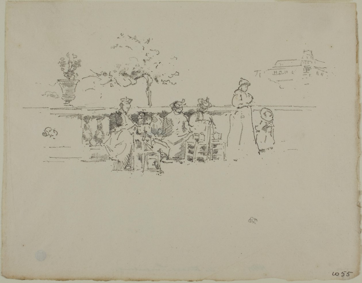Die Terrasse, Luxemburg von James Abbott McNeill Whistler