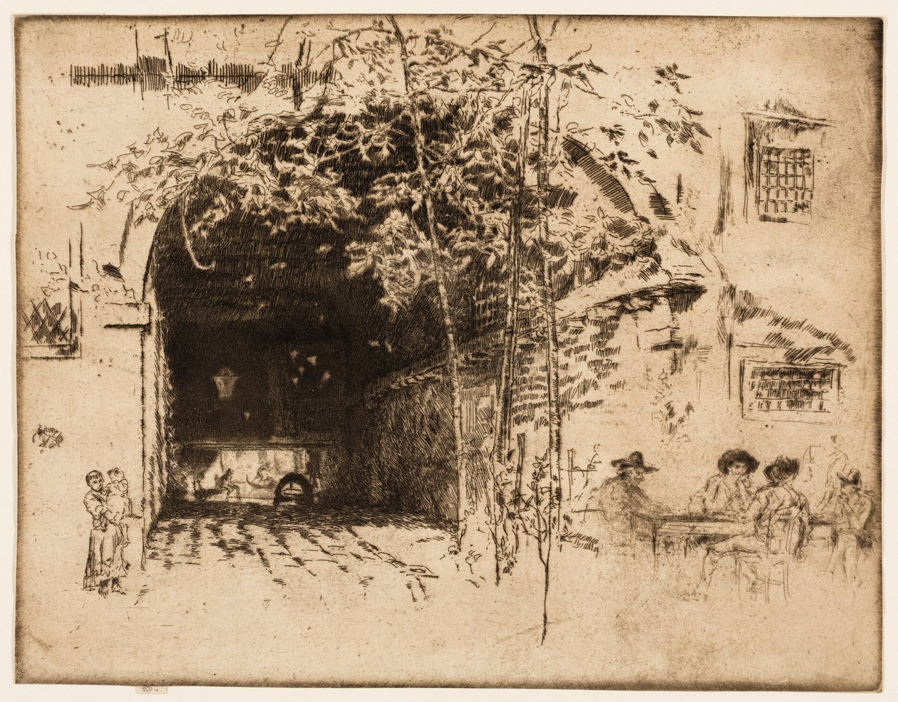 Das Traghetto, Nr. 2 von James Abbott McNeill Whistler