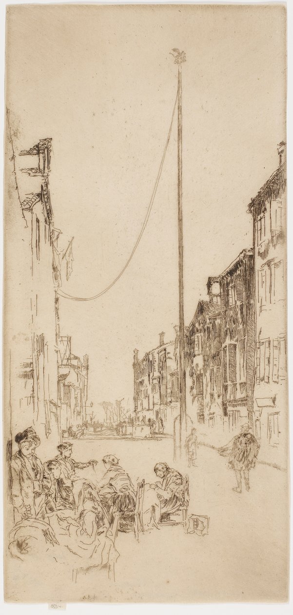 Der venezianische Mast von James Abbott McNeill Whistler
