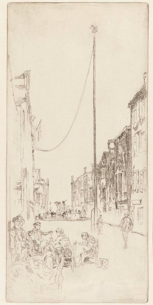 Der venezianische Mast von James Abbott McNeill Whistler