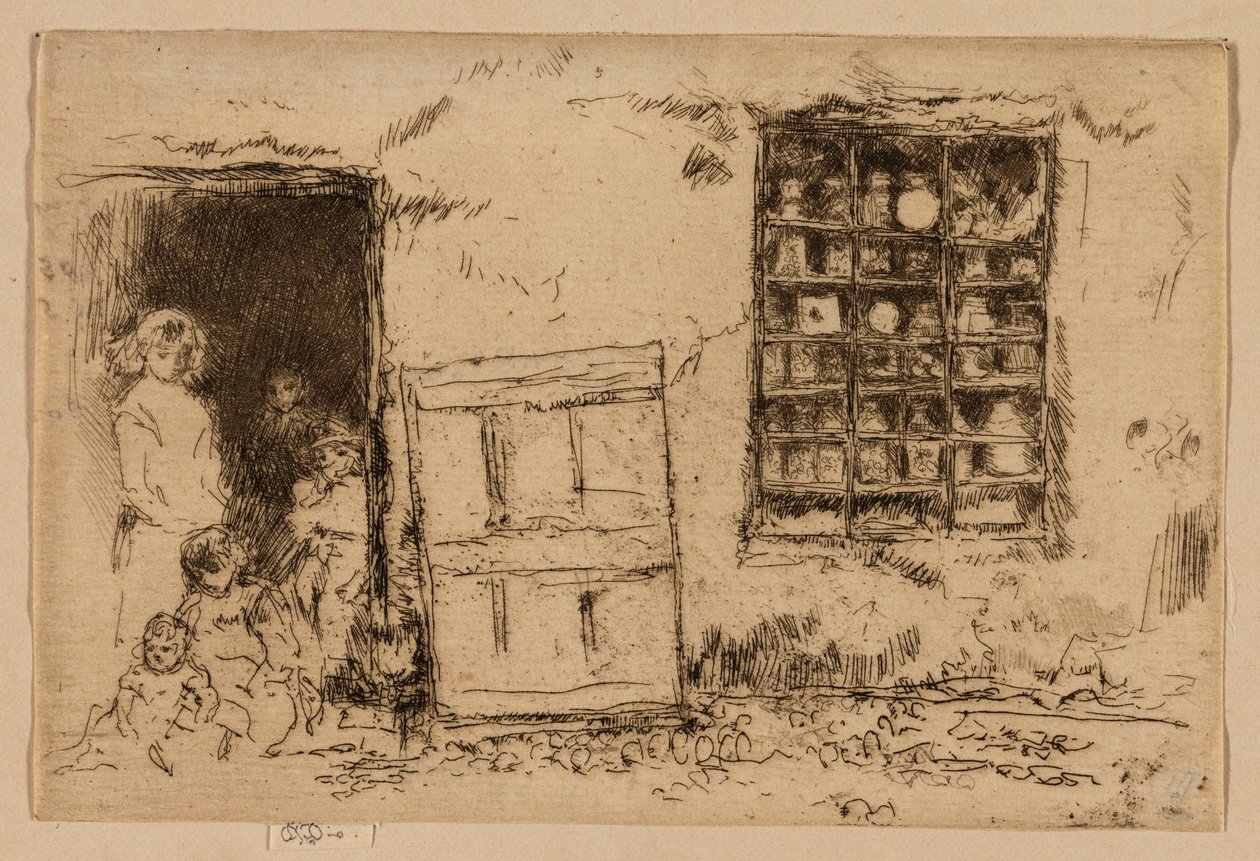 Der Dorfladen von James Abbott McNeill Whistler