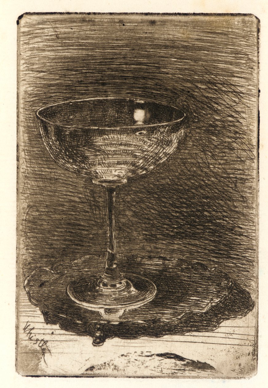 Das Weinglas von James Abbott McNeill Whistler