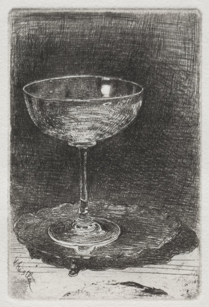 Das Weinglas von James McNeill Whistler