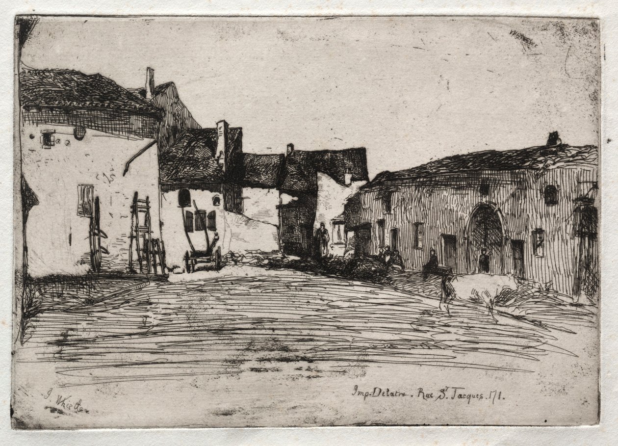 Zwölf Radierungen aus der Natur: Liverdun von James McNeill Whistler