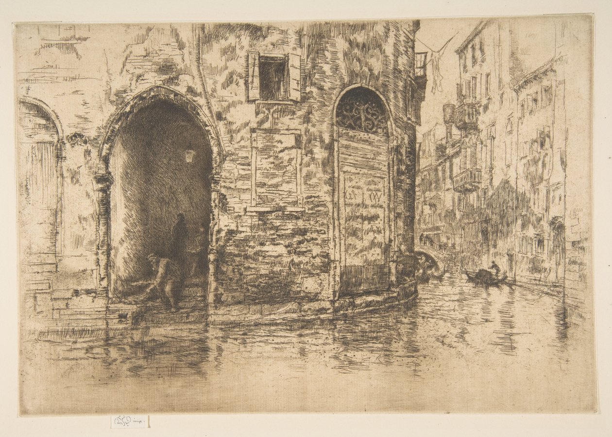Zwei Türöffnungen von James McNeill Whistler