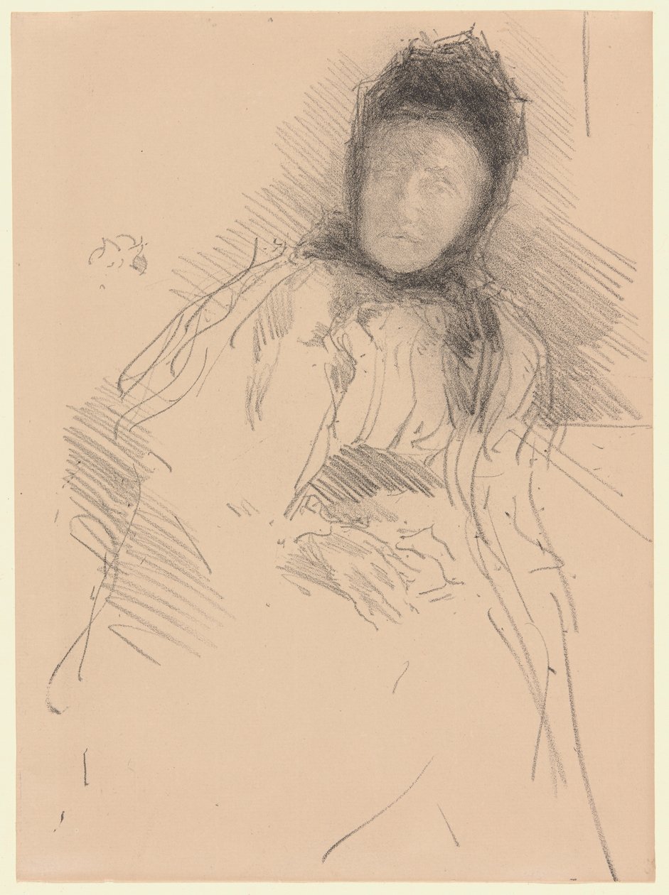 Unvollendete Skizze von Lady Haden von James McNeill Whistler