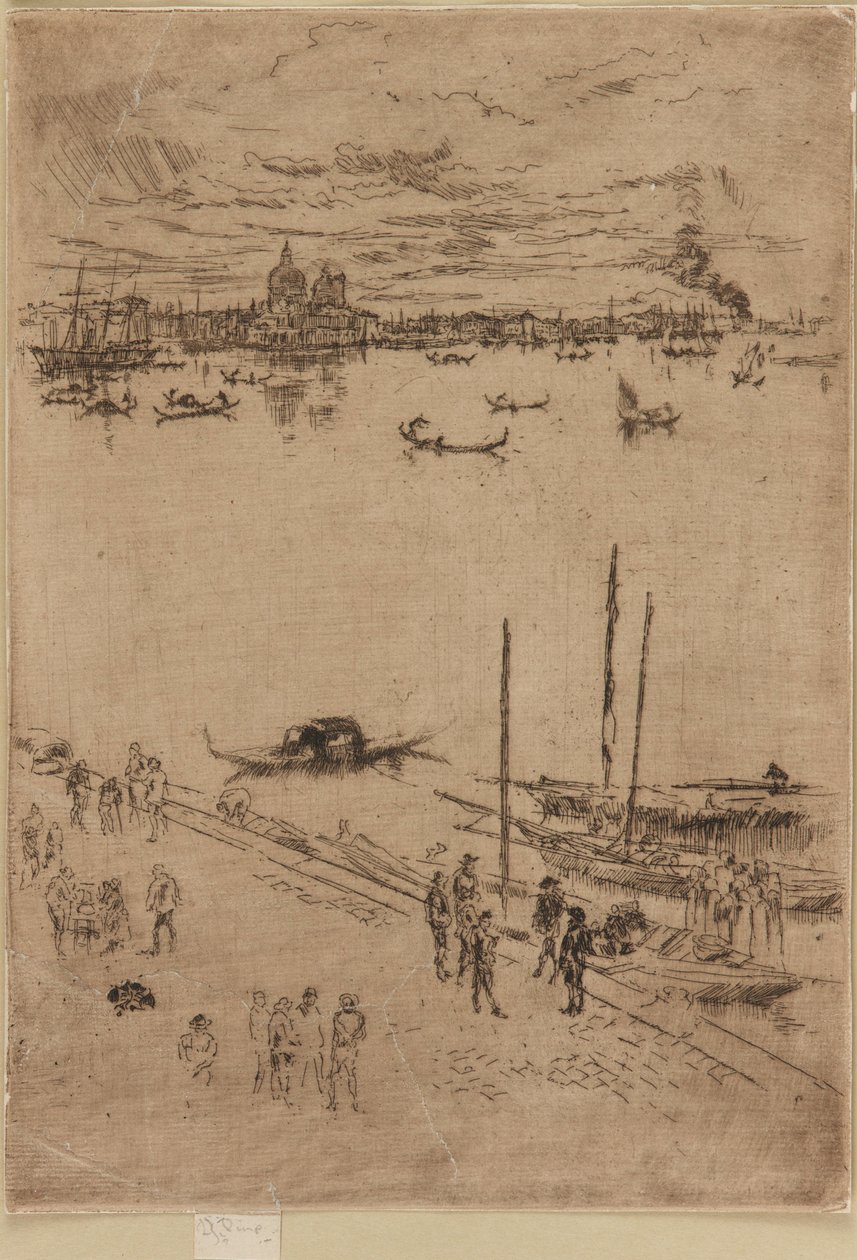 Aufrechtes Venedig von James Abbott McNeill Whistler