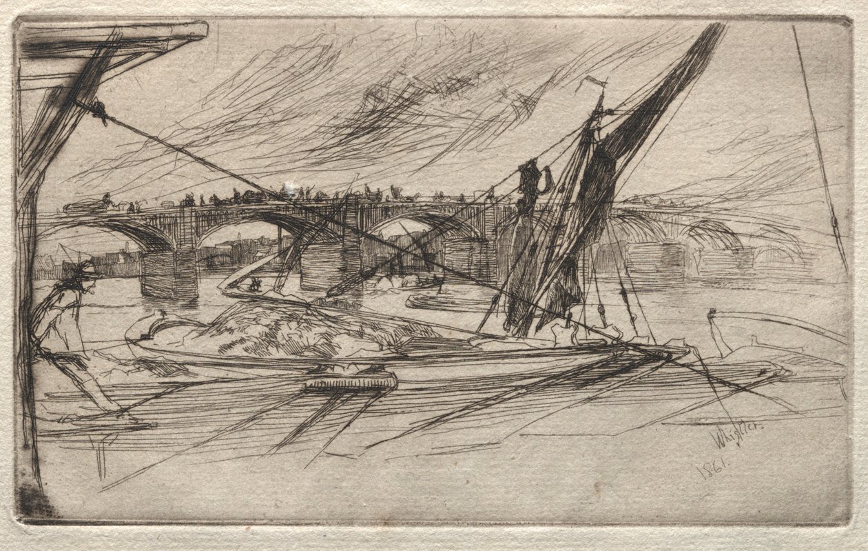 Vauxhall-Brücke von James McNeill Whistler
