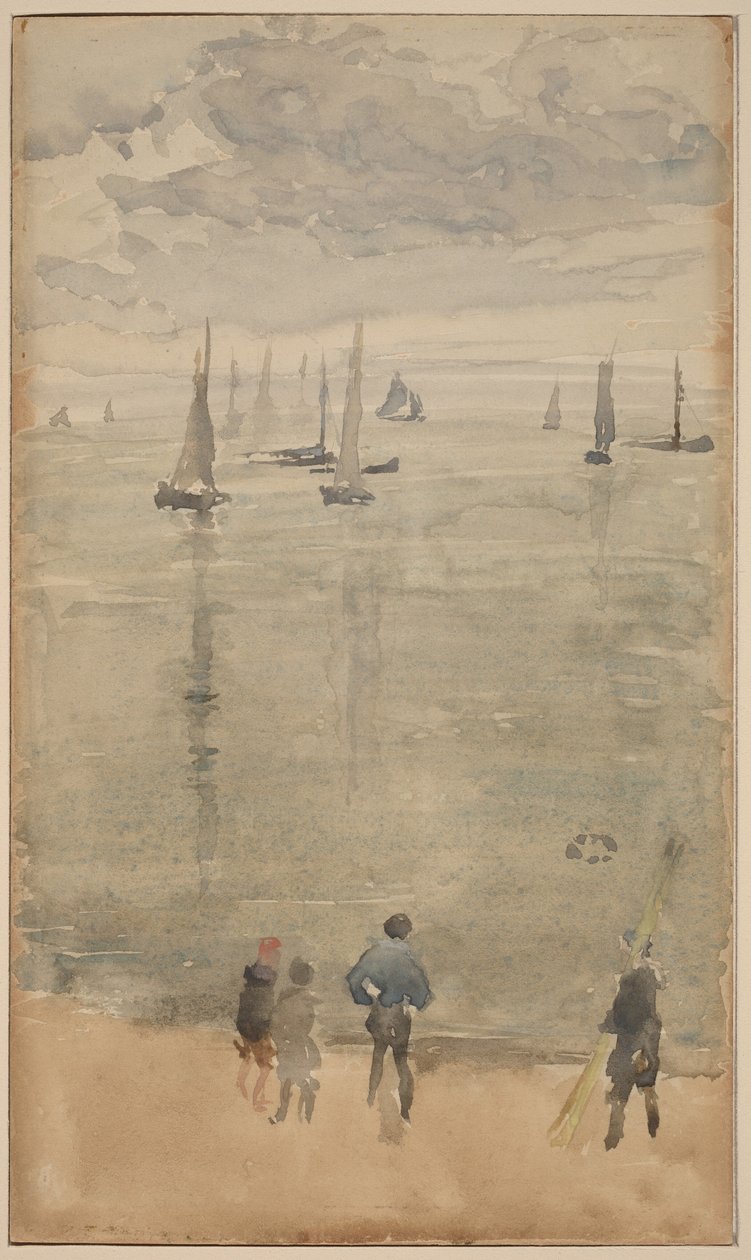 Violett [Notiz?]... Die Rückkehr der Fischerboote von James McNeill Whistler