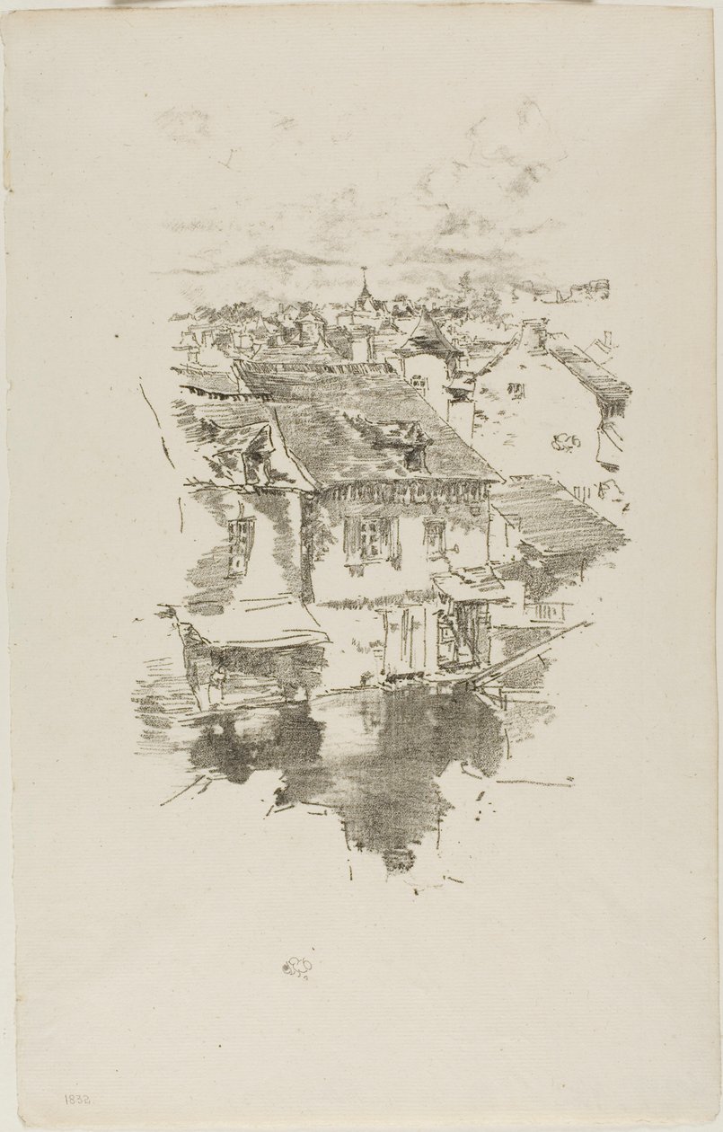Vitré: Der Kanal von James McNeill Whistler