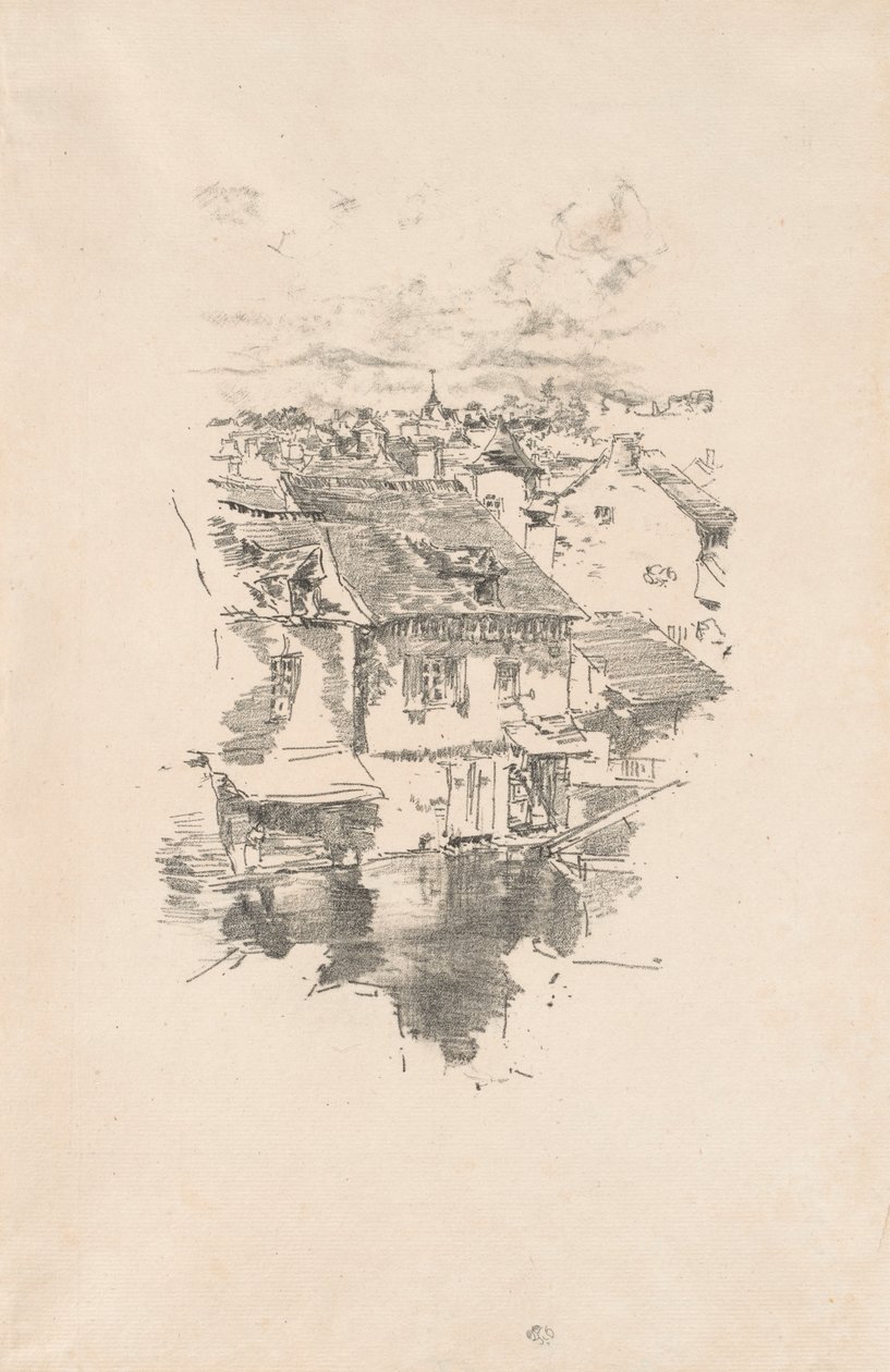 Vitré: Der Kanal von James McNeill Whistler