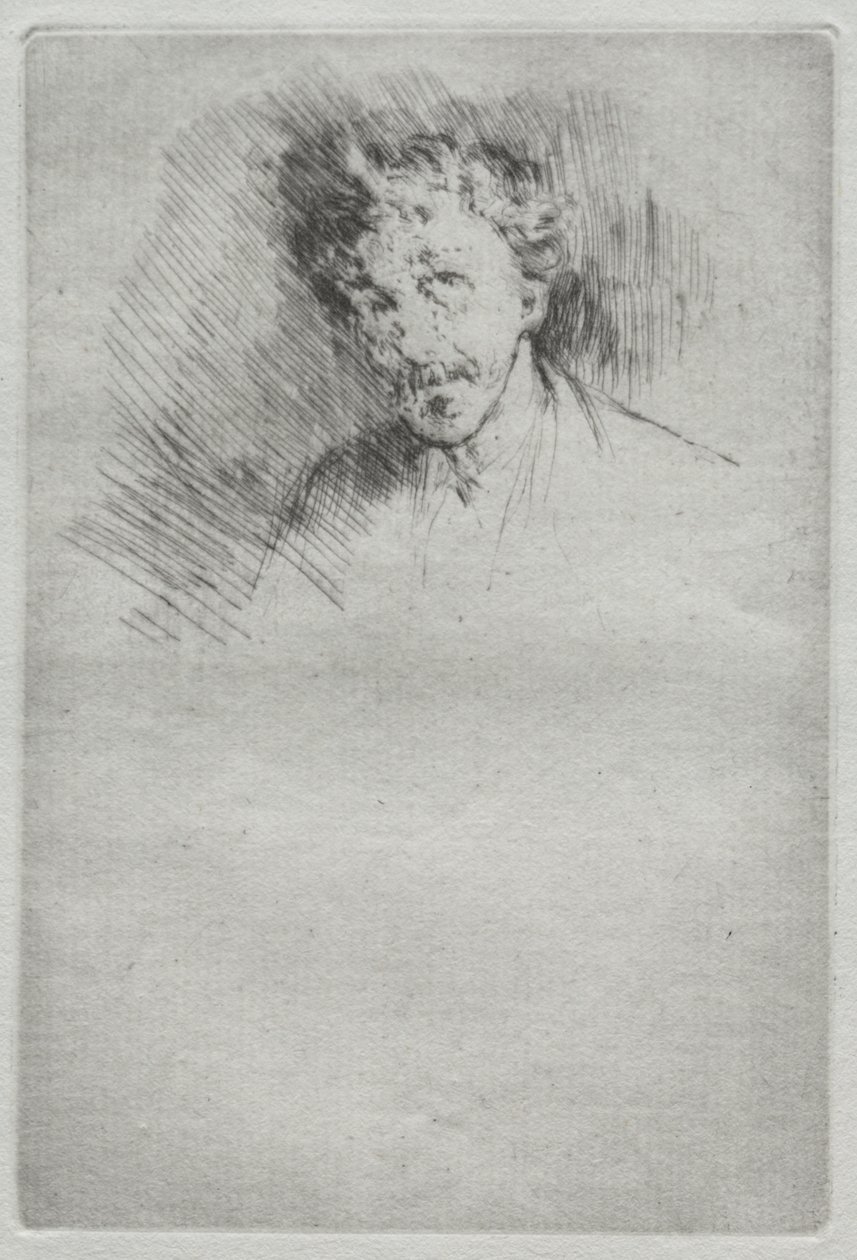 Whistler mit der weißen Locke von James McNeill Whistler
