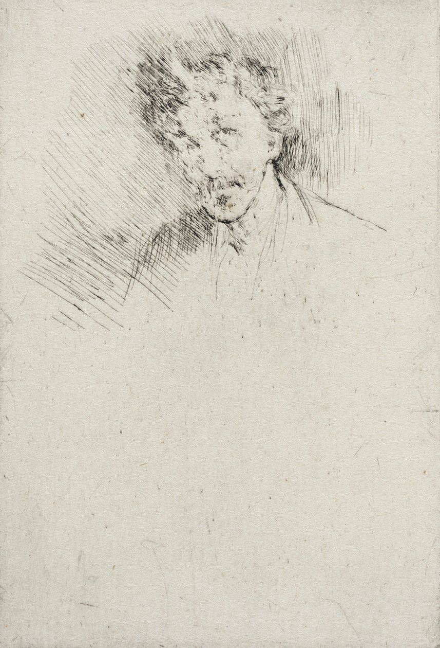 Whistler mit der weißen Locke von James McNeill Whistler