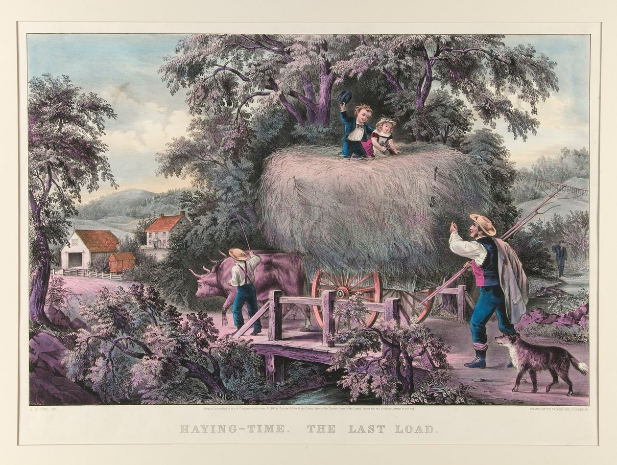 Heuernte. Die letzte Fuhre von James Merritt Ives