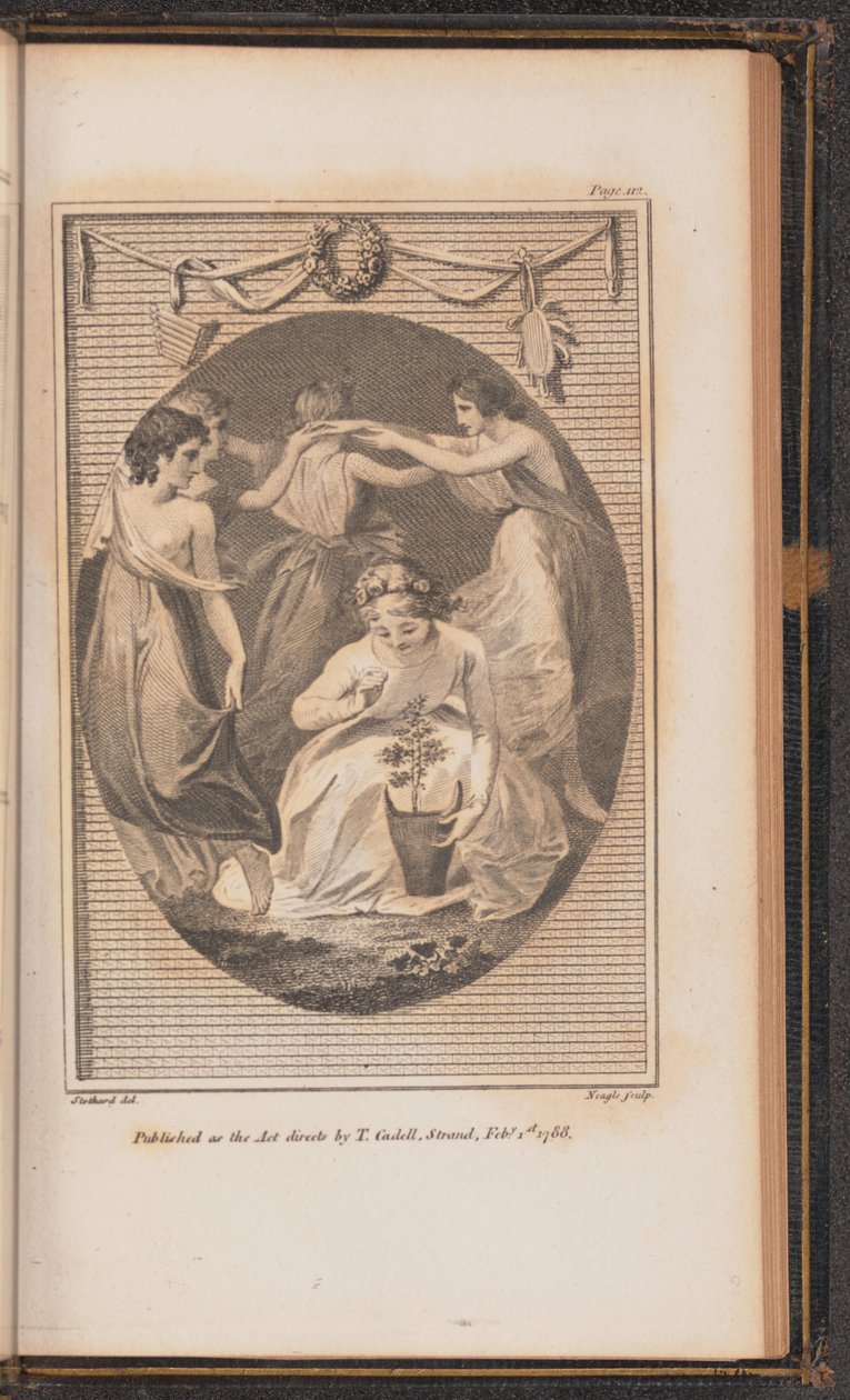 Illustration für Gesang V von James Neagle after Thomas Stothard