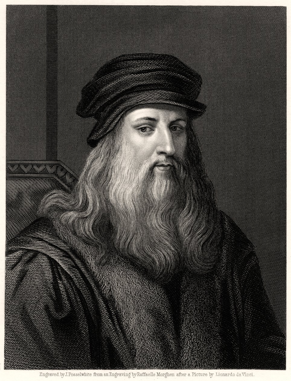 Leonardo da Vinci, 19. Jahrhundert von James Posselwhite