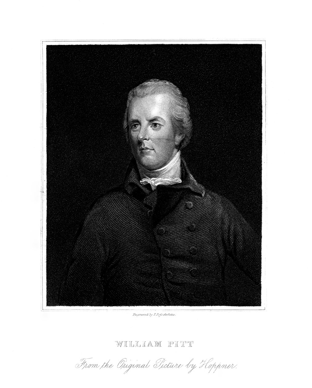William Pitt der Jüngere, britischer Politiker, 19. Jahrhundert von James Posselwhite