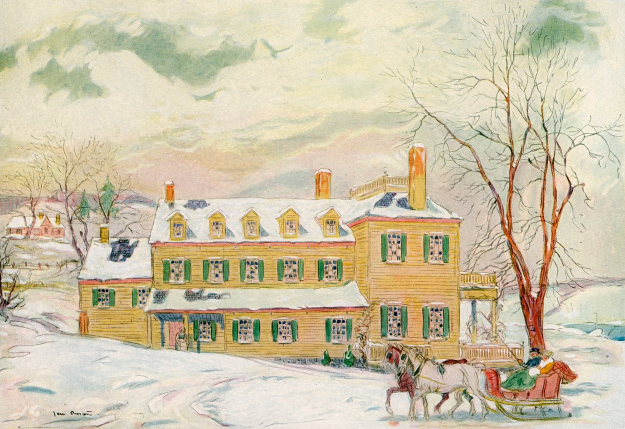 Das Kendall-Haus, Virginia, USA, 18. Jahrhundert, 1921 von James Preston