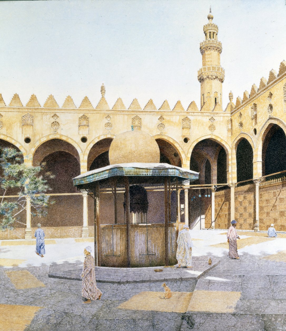 Der Kiosk im Innenhof der al-Maridani-Moschee, Kairo von James Reeve