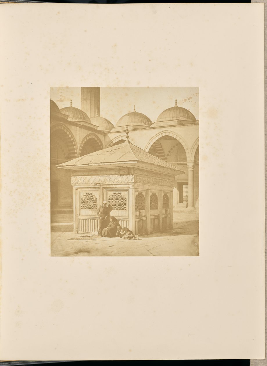 Brunnen im Hof der Sülemaniye-Moschee von James Robertson