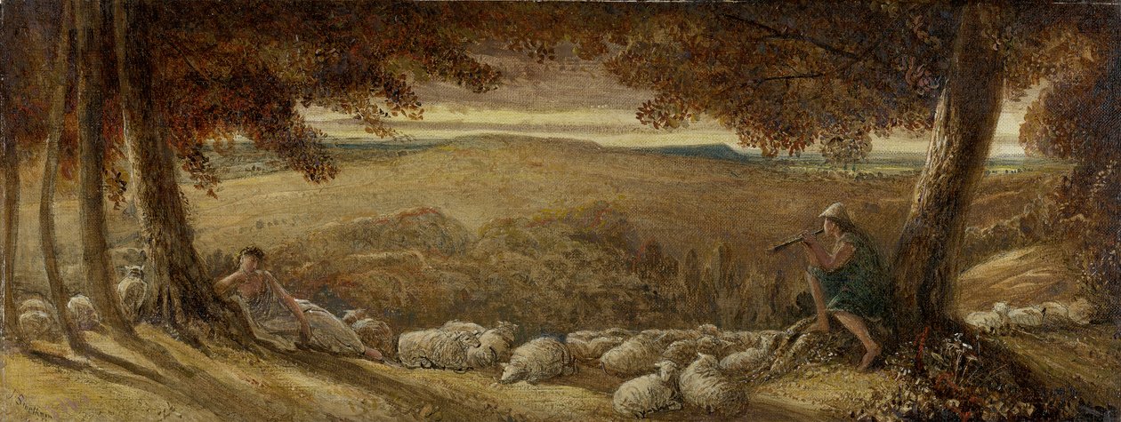 Abendweide, ca. 1860-70 von James Smetham