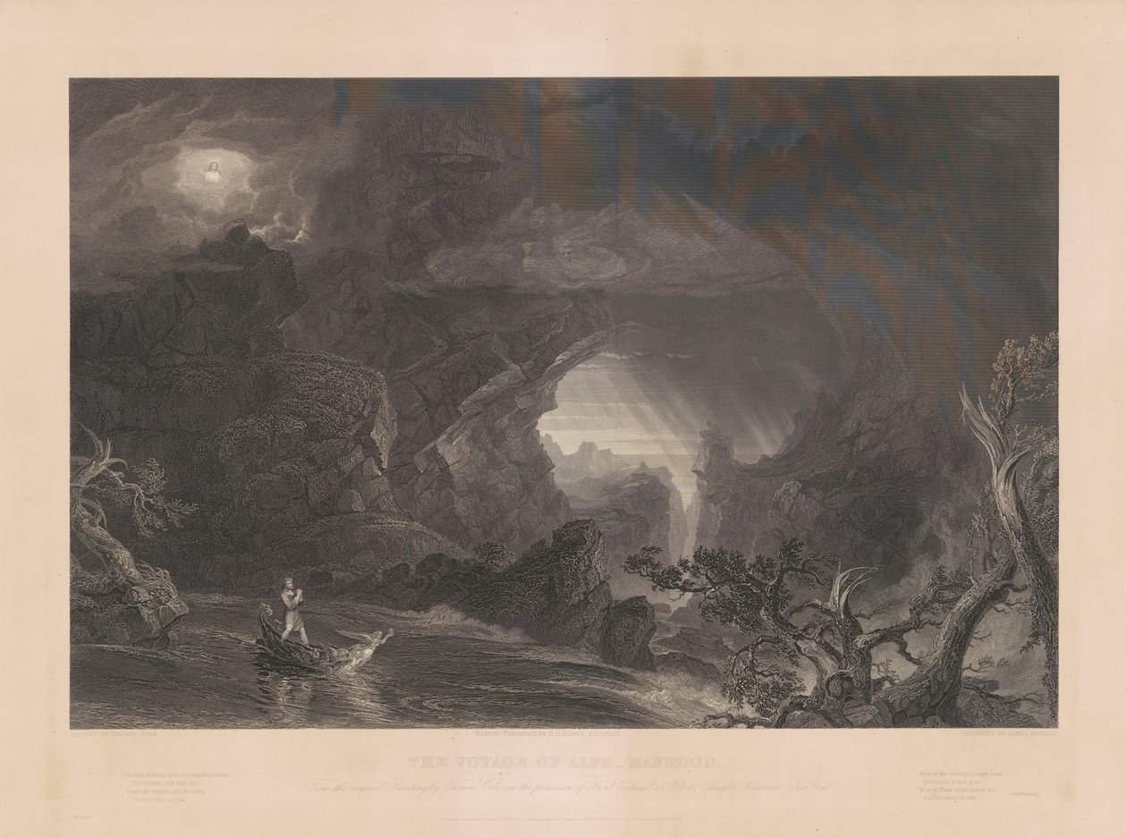 Die Reise des Lebens: Mannesalter von James Smillie, after Thomas Cole