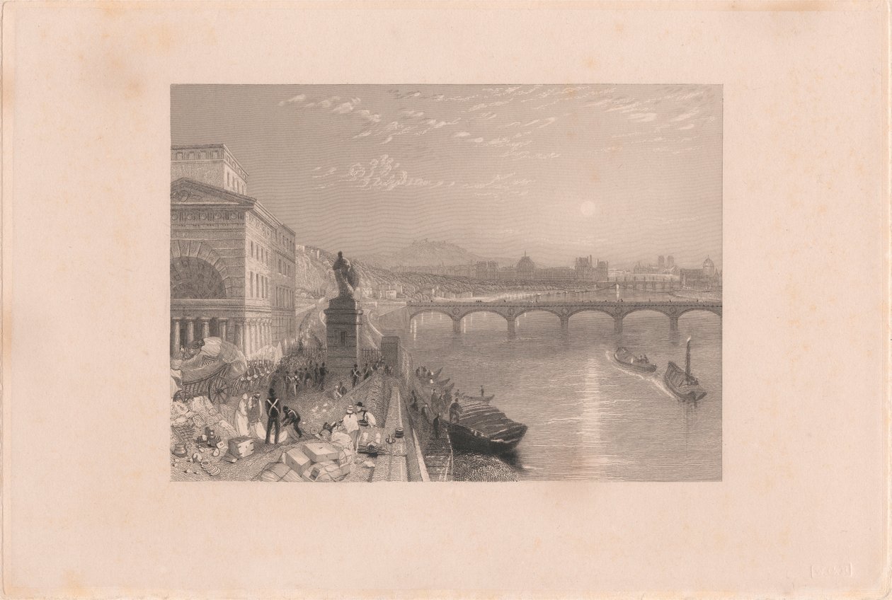 Paris von der Barriere de Passy von James T. Willmore
