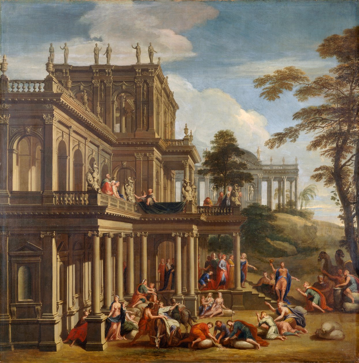 Joseph und seine Brüder - Die Entdeckung des Bechers von James Thornhill