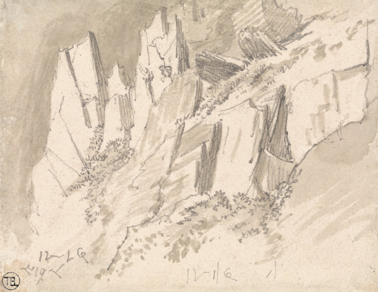 Eine zerklüftete Hügelkette von James Ward