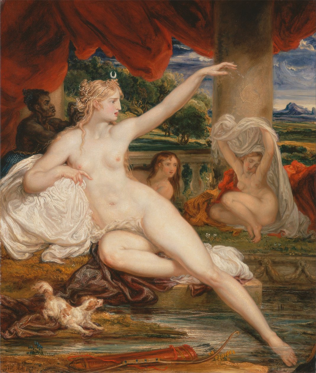 Diana im Bad von James Ward